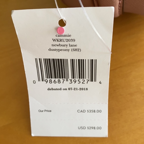 Kate Spade Newbury Lane Dusty Peony Crossbody Bag - Picture 5 of 6